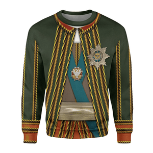 German Army Officer Burkhard Christoph von Munnich Hoodie, Sweatshirt, T-Shirt, Tracksuit Cosplay Costume MNP088CS
