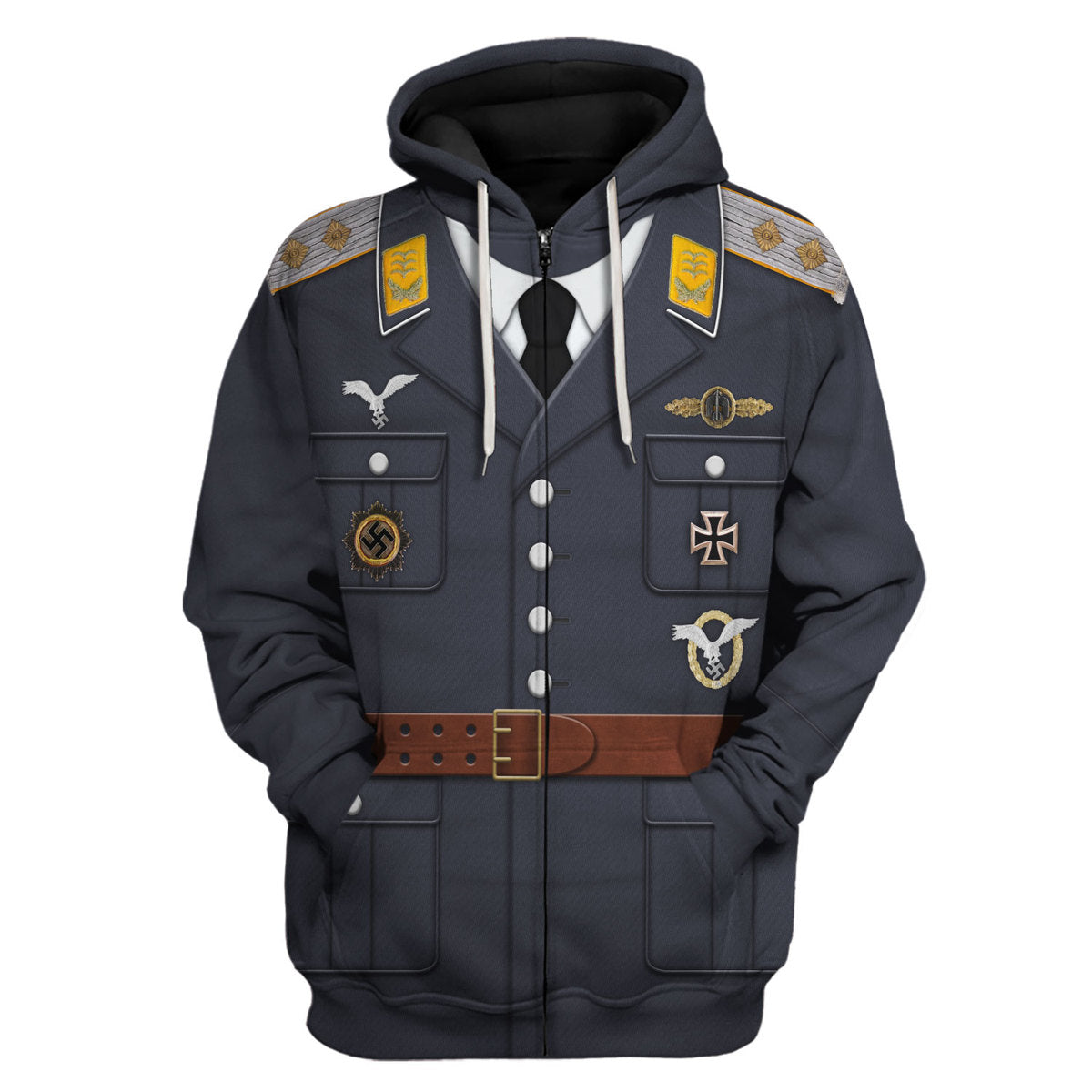 German Air Force Captain Costume Hoodie, Sweatshirt, T-Shirt, Tracksuit for Cosplay MNP031CS