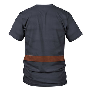 German Air Force Captain Costume Hoodie, Sweatshirt, T-Shirt, Tracksuit for Cosplay MNP031CS