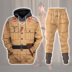 Luftwaffe Tropical Artillery Lieutenant Costume Hoodie, Sweatshirt, T-Shirt, Tracksuit MNP053CS