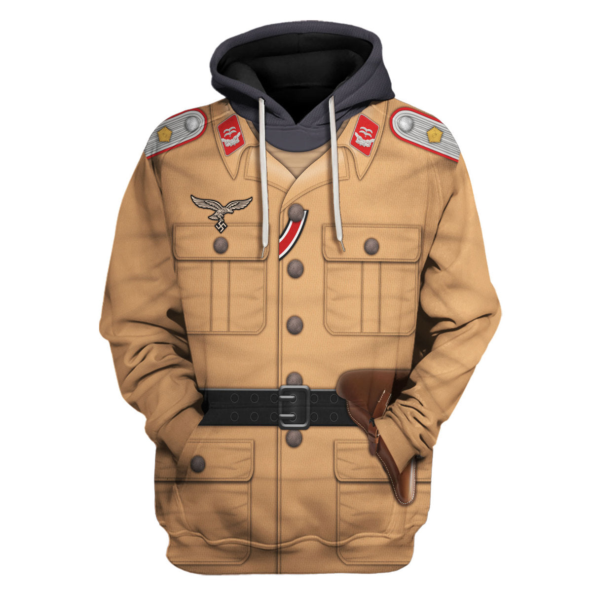 Luftwaffe Tropical Artillery Lieutenant Costume Hoodie, Sweatshirt, T-Shirt, Tracksuit MNP053CS