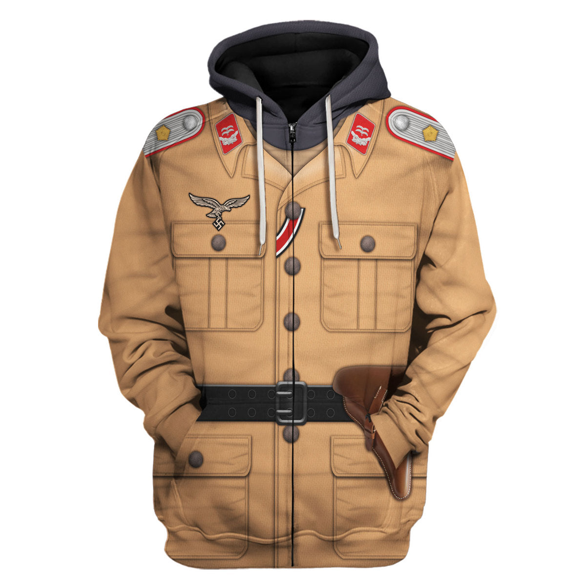 Luftwaffe Tropical Artillery Lieutenant Costume Hoodie, Sweatshirt, T-Shirt, Tracksuit MNP053CS