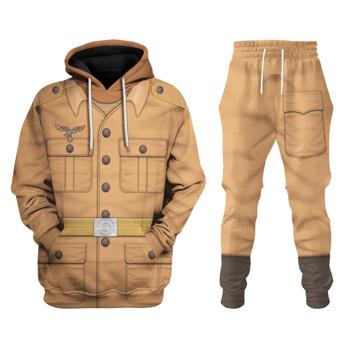 Luftwaffe Tropical Private Uniform Costume Hoodie, Sweatshirt, T-Shirt, Tracksuit MNP072CS