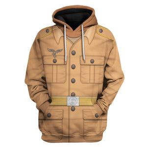 Luftwaffe Tropical Private Uniform Costume Hoodie, Sweatshirt, T-Shirt, Tracksuit MNP072CS