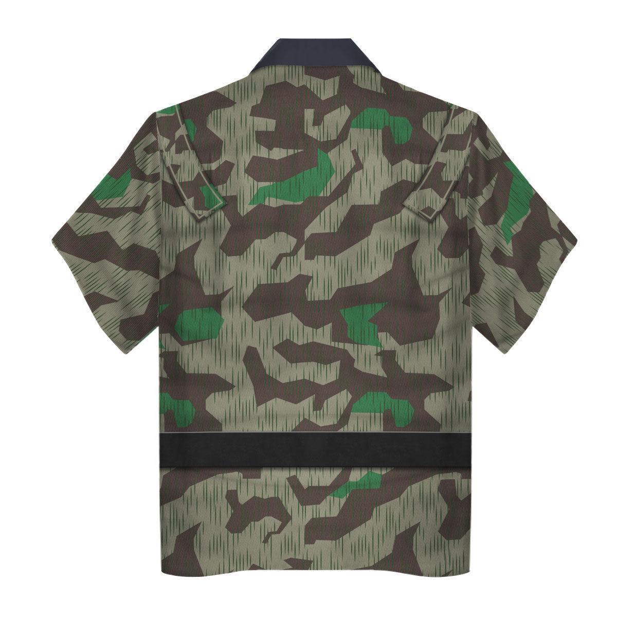German Parachutist Splinter Pattern Smock, Basic Uniform Hoodie, Sweatshirt, T-Shirt, Tracksuit Costume MNP071CS