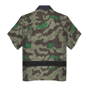 German Parachutist Splinter Pattern Smock, Basic Uniform Hoodie, Sweatshirt, T-Shirt, Tracksuit Costume MNP071CS