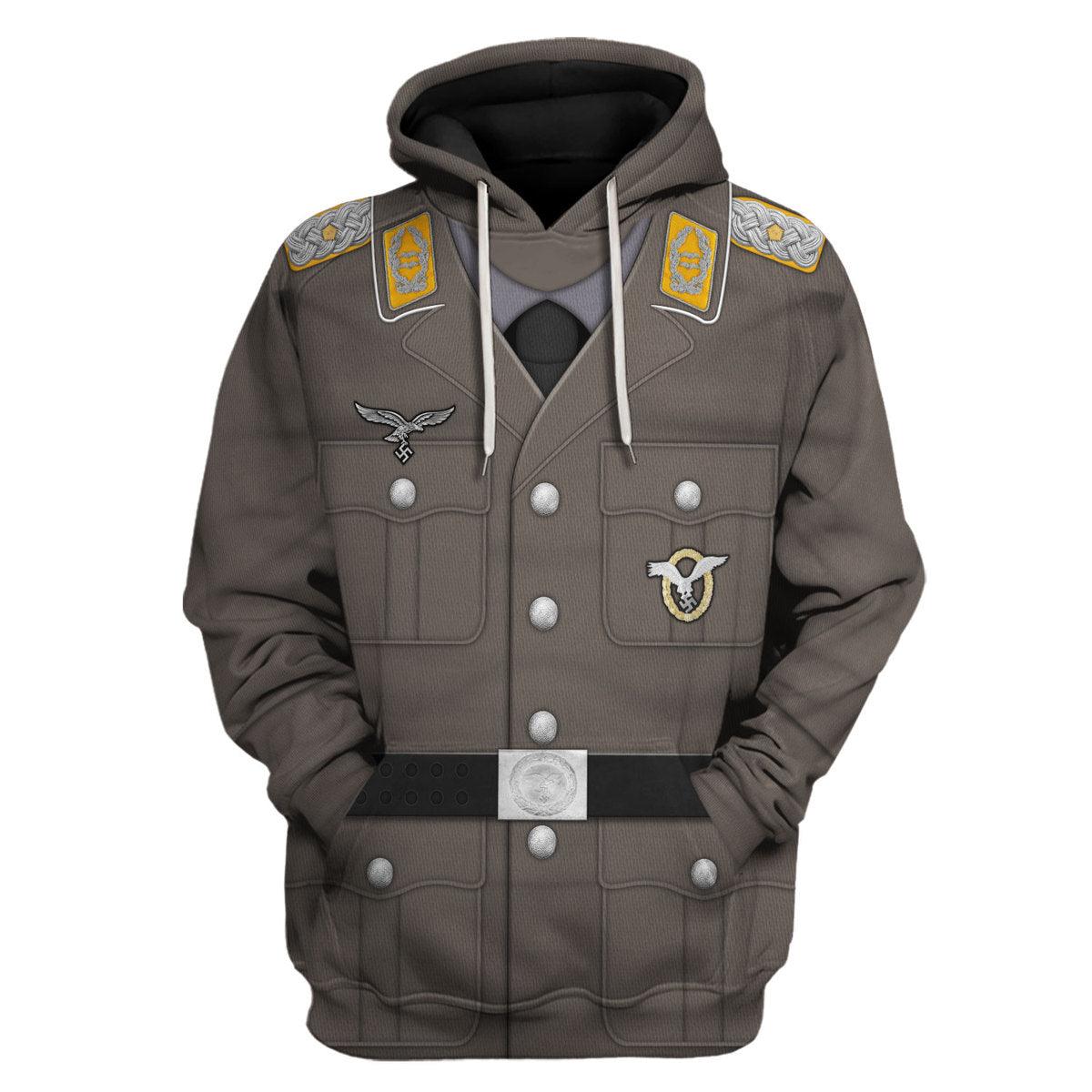 German Air Force Pilot Full Dress Cosplay Hoodie, Sweatshirt, T-Shirt, Tracksuit MNP052CS