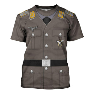 German Air Force Pilot Full Dress Cosplay Hoodie, Sweatshirt, T-Shirt, Tracksuit MNP052CS