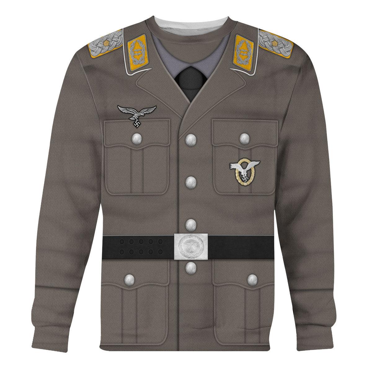 German Air Force Pilot Full Dress Cosplay Hoodie, Sweatshirt, T-Shirt, Tracksuit MNP052CS