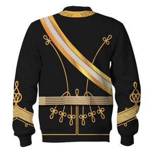 Kaiser Wilhelm the First German Emperor Hussar Uniform Costume Hoodie, Sweatshirt, T-Shirt, Tracksuit MNP051CS