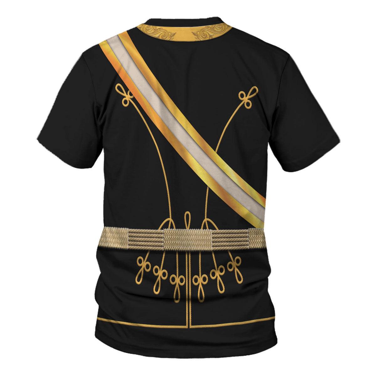 Kaiser Wilhelm the First German Emperor Hussar Uniform Costume Hoodie, Sweatshirt, T-Shirt, Tracksuit MNP051CS