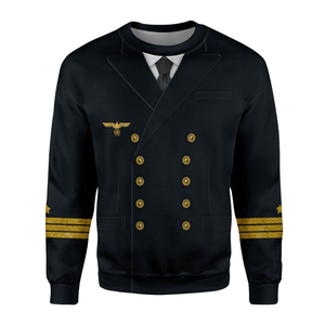 German World War Two Navy Costume Hoodie, Sweatshirt, T-Shirt, Tracksuit for Cosplay MNP070CS