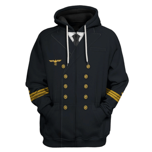 German World War Two Navy Costume Hoodie, Sweatshirt, T-Shirt, Tracksuit for Cosplay MNP070CS