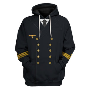 German War Navy Officer Costumes, Uniforms for Cosplay, Historical Reenactments MNP069CS