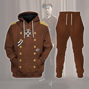 Erich von Falkenhayn Cosplay Hoodie, Sweatshirt, T-Shirt, Tracksuit Costume Set MNP087CS