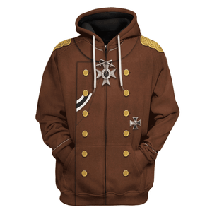 Erich von Falkenhayn Cosplay Hoodie, Sweatshirt, T-Shirt, Tracksuit Costume Set MNP087CS