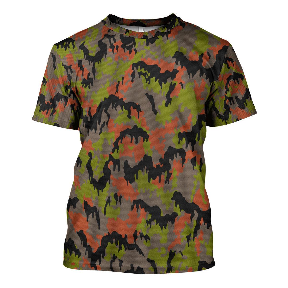 German Leibermuster Camouflage Fabric, Cosplay, Costume Material, Military Design MNP041CS