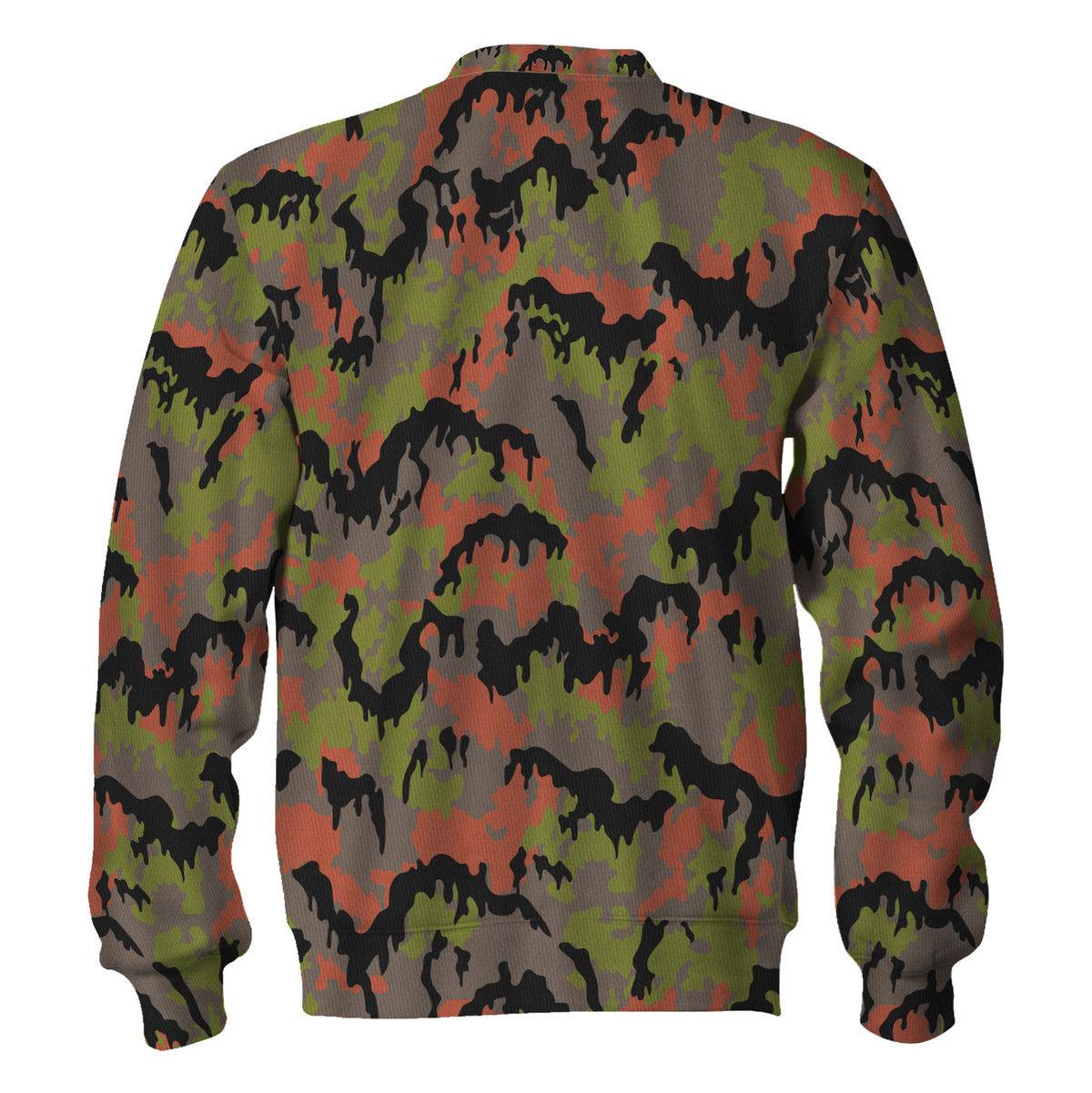 German Leibermuster Camouflage Fabric, Cosplay, Costume Material, Military Design MNP041CS