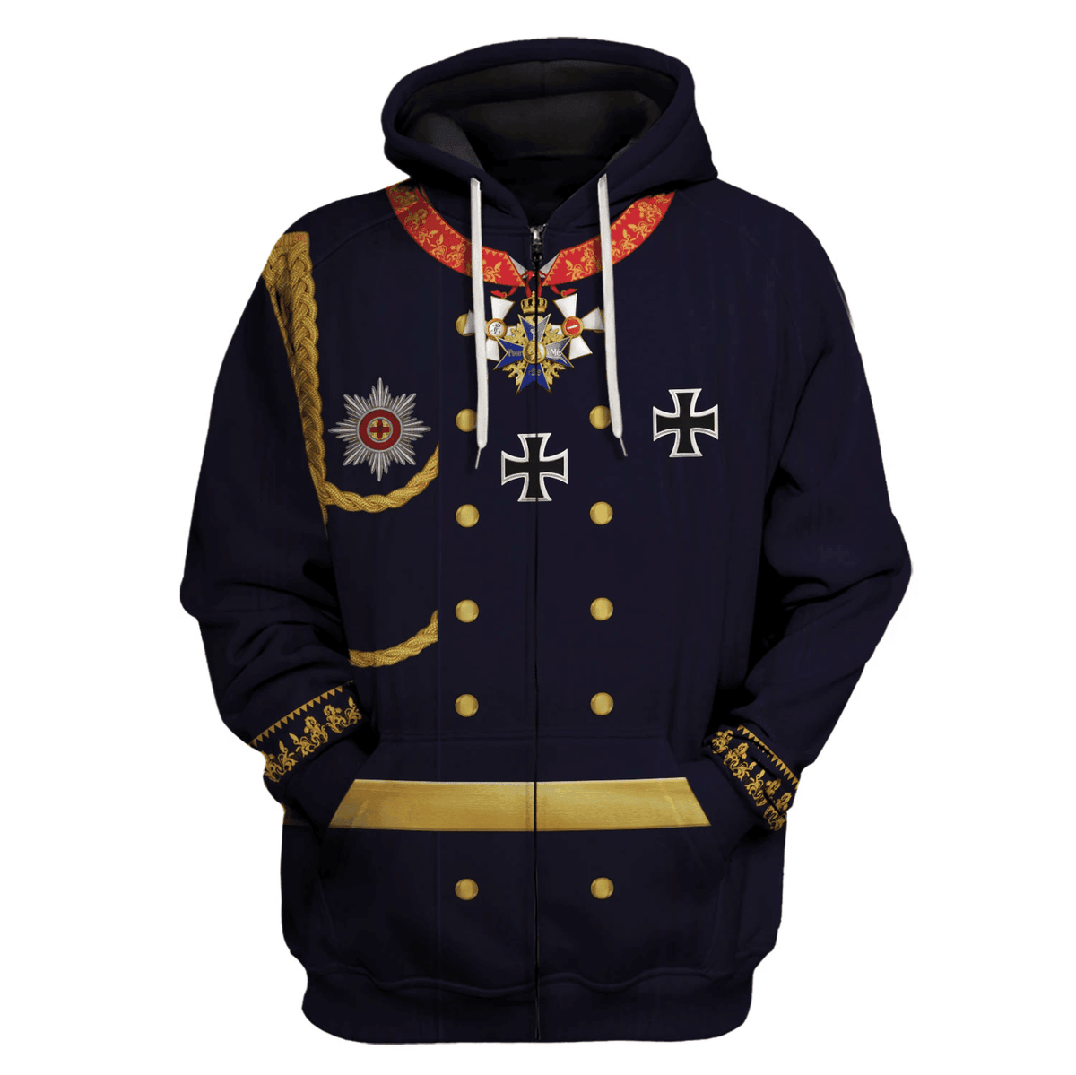 General Gerhard von Scharnhorst Cosplay Costume Hoodie, Sweatshirt, T-Shirt, Tracksuit MNP086CS