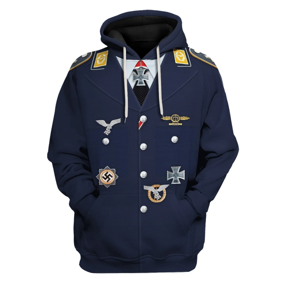 World War Two Erich Alfred Hartmann Cosplay Hoodie, Sweatshirt, T-Shirt Tracksuit MNP024CS