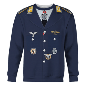 World War Two Erich Alfred Hartmann Cosplay Hoodie, Sweatshirt, T-Shirt Tracksuit MNP024CS
