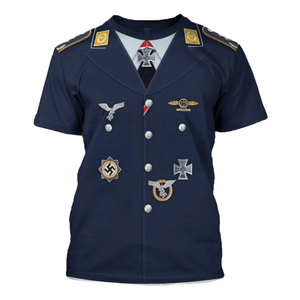 World War Two Erich Alfred Hartmann Cosplay Hoodie, Sweatshirt, T-Shirt Tracksuit MNP024CS