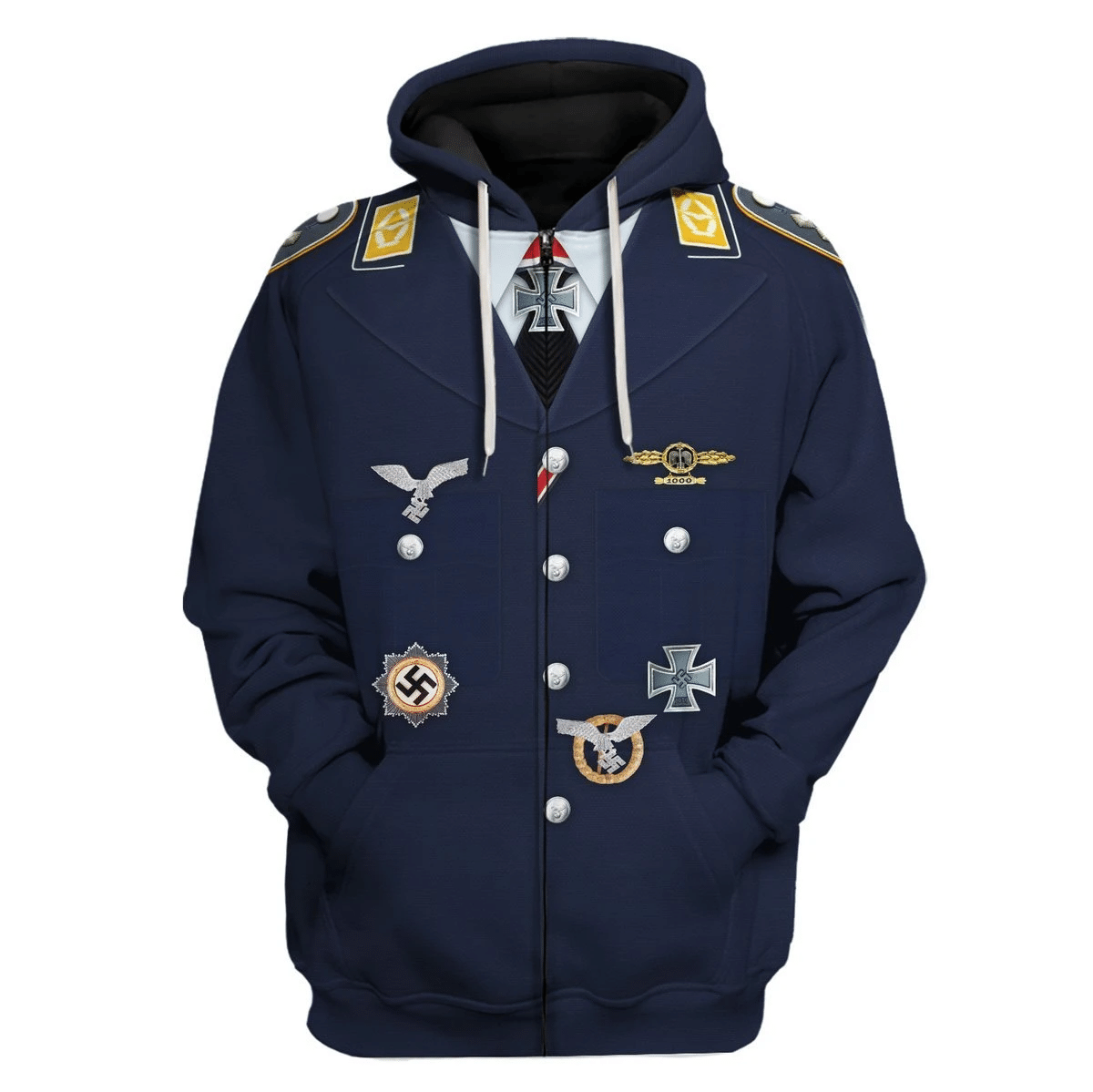 World War Two Erich Alfred Hartmann Cosplay Hoodie, Sweatshirt, T-Shirt Tracksuit MNP024CS