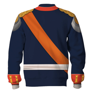 Wilhelm German Emperor Costume Hoodie, Sweatshirt, T-Shirt, Tracksuit for Cosplay MNP085CS