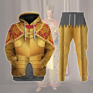 Holy Roman Emperor Cosplay Hoodie, Sweatshirt, T-Shirt, Tracksuit Costume MNP083CS