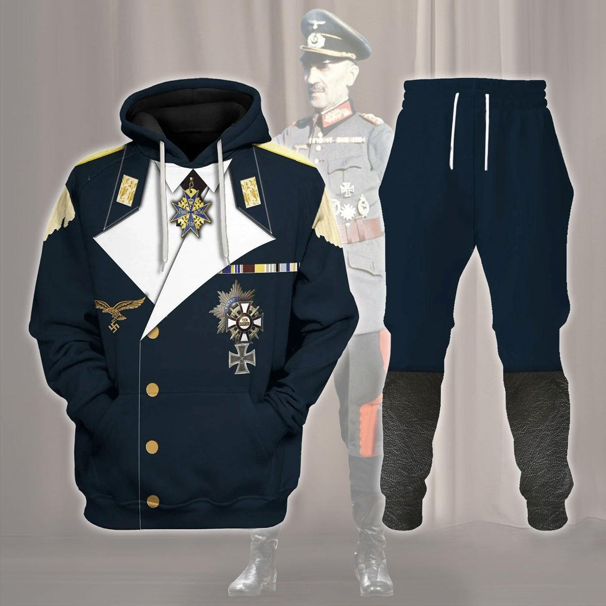 Otto von Stulpnagel Costume Hoodie, Sweatshirt, T-Shirt, Tracksuit for Cosplay MNP081CS