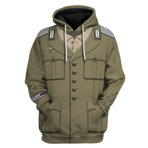 Wehrmacht Army Africa Corps Cosplay Costume Hoodie, Sweatshirt, T-Shirt, Tracksuit MNP082CS