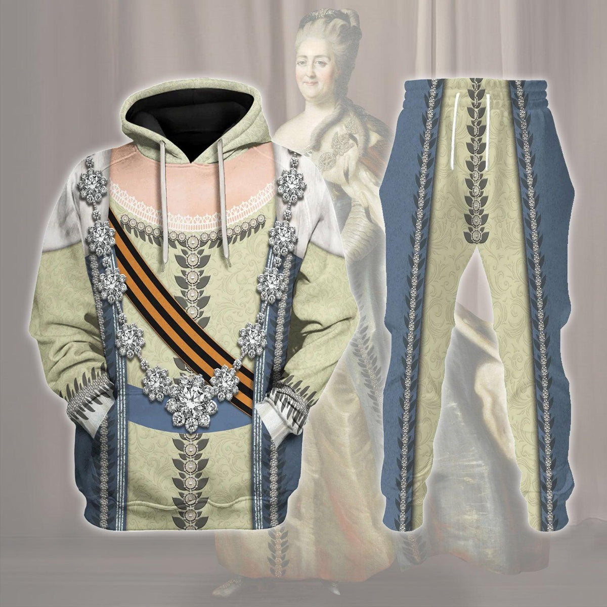Catherine the Great Hoodie, Sweatshirt, T-Shirt, Costume Tracksuit for Cosplay MNP048CS