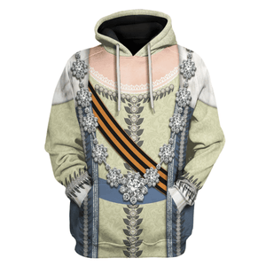 Catherine the Great Hoodie, Sweatshirt, T-Shirt, Costume Tracksuit for Cosplay MNP048CS