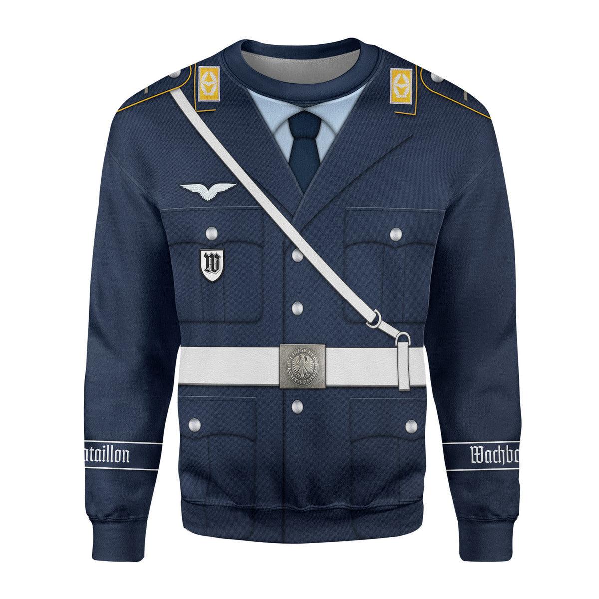 West German Luftwaffe Wachbataillon Soldier Costume Hoodie, Sweatshirt, T-Shirt, Tracksuit MNP040CS