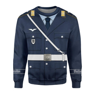 West German Luftwaffe Wachbataillon Soldier Costume Hoodie, Sweatshirt, T-Shirt, Tracksuit MNP040CS