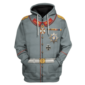 Wilhelm Former German Emperor Cosplay Costume Hoodie, Sweatshirt, T-Shirt, Tracksuit MNP066CS
