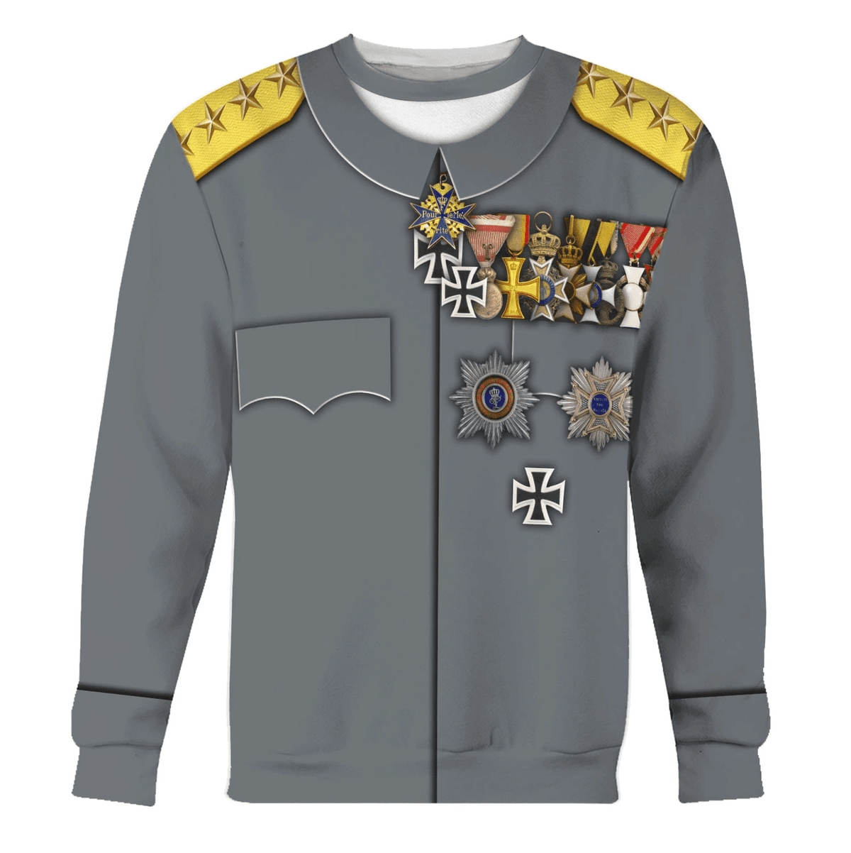 Erich Ludendorff German General Costume Hoodie, Sweatshirt, T-Shirt, Tracksuit for Cosplay MNP039CS