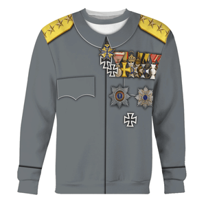Erich Ludendorff German General Costume Hoodie, Sweatshirt, T-Shirt, Tracksuit for Cosplay MNP039CS