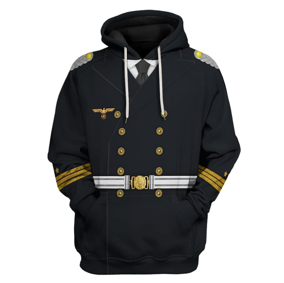 German Kriegsmarine War Navy Hoodie, Sweatshirt, T-Shirt, Costume Tracksuit for Cosplay MNP065CS