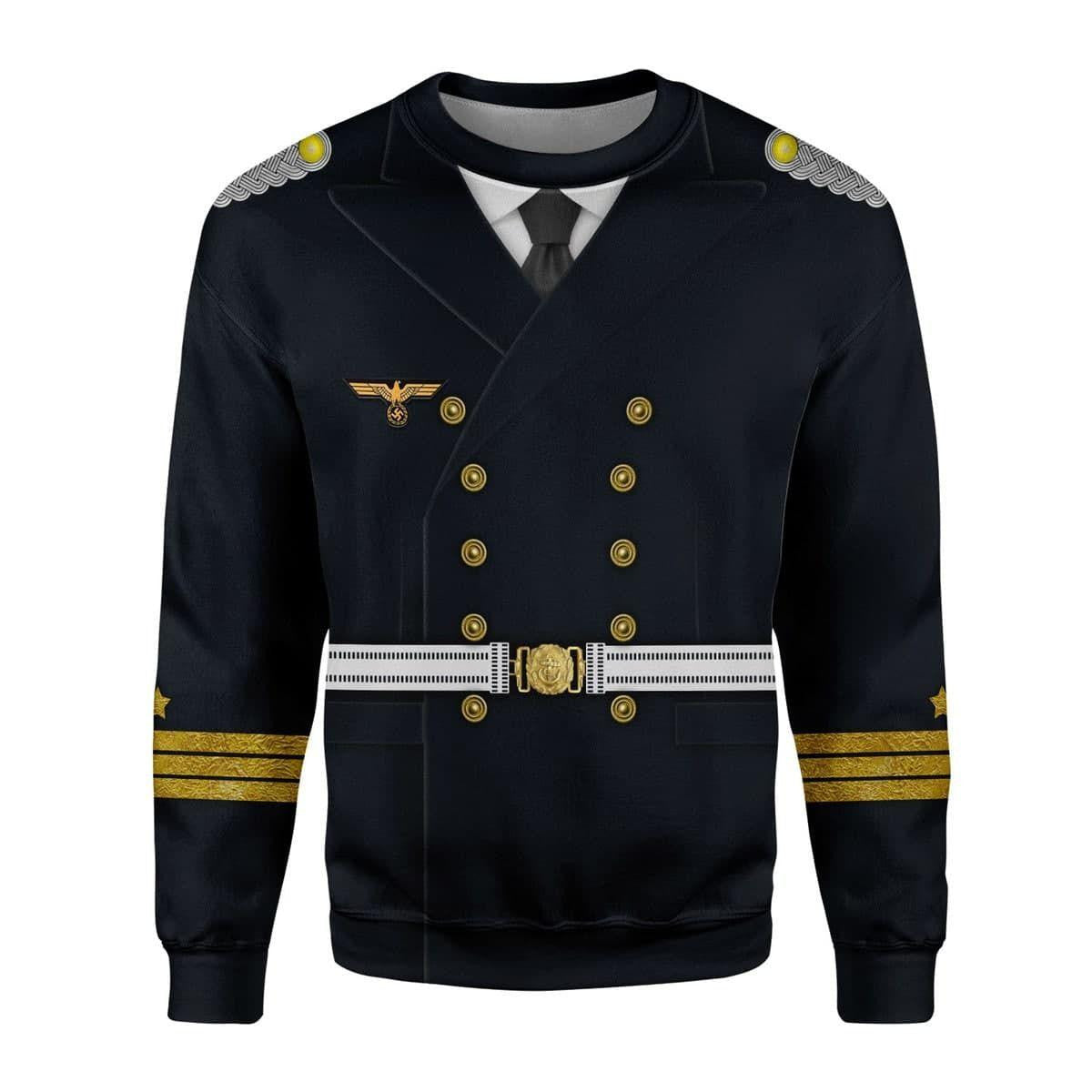 German Kriegsmarine War Navy Hoodie, Sweatshirt, T-Shirt, Costume Tracksuit for Cosplay MNP065CS