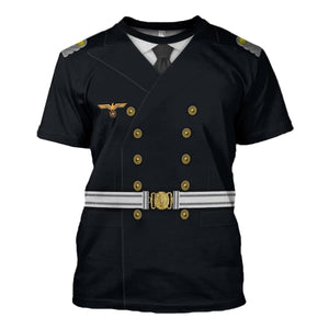 German Kriegsmarine War Navy Hoodie, Sweatshirt, T-Shirt, Costume Tracksuit for Cosplay MNP065CS