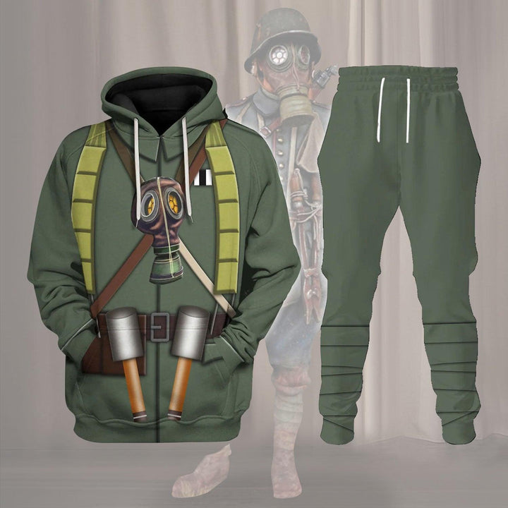 World War One German Stormtrooper Infantryman Cosplay Hoodie, Sweatshirt, T-Shirt, Tracksuit MNP046CS