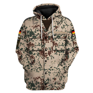 Bundeswehr Afghanistan Military Costume Hoodie, Sweatshirt, T-Shirt, Tracksuit MNP045CS