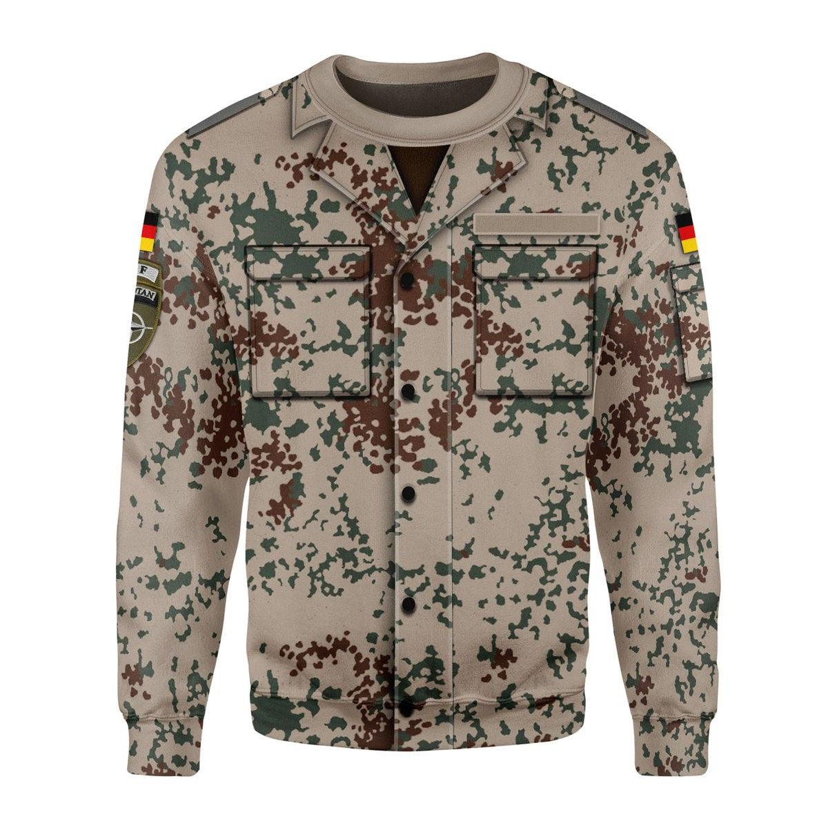 Bundeswehr Afghanistan Military Costume Hoodie, Sweatshirt, T-Shirt, Tracksuit MNP045CS
