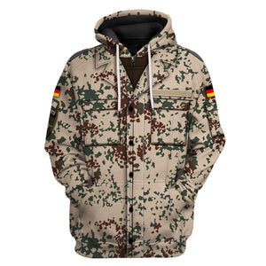 Bundeswehr Afghanistan Military Costume Hoodie, Sweatshirt, T-Shirt, Tracksuit MNP045CS