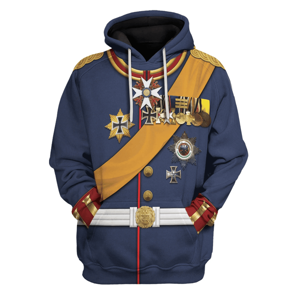 General Paul Von Hindenburg Costume Hoodie, Sweatshirt, T-Shirt, Tracksuit for Cosplay MNP063CS