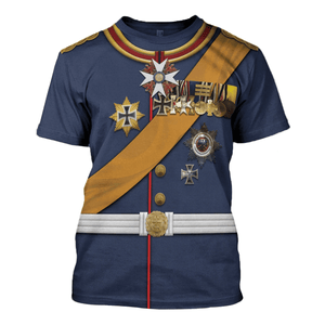 General Paul Von Hindenburg Costume Hoodie, Sweatshirt, T-Shirt, Tracksuit for Cosplay MNP063CS