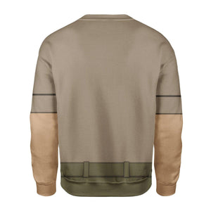 Afrikakorps Officer Costume Hoodie, Sweatshirt, T-Shirt, Tracksuit for Cosplay MNP062CS