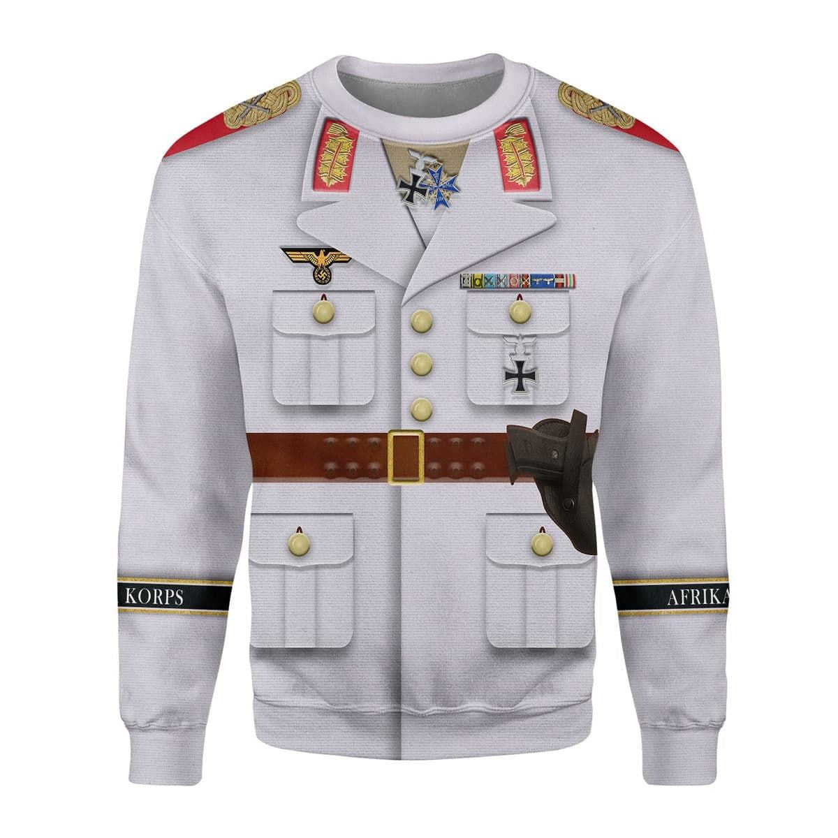 Erwin Rommel World War Two German Soldier Cosplay Hoodie, Sweatshirt, T-Shirt, Tracksuit MNP006CS