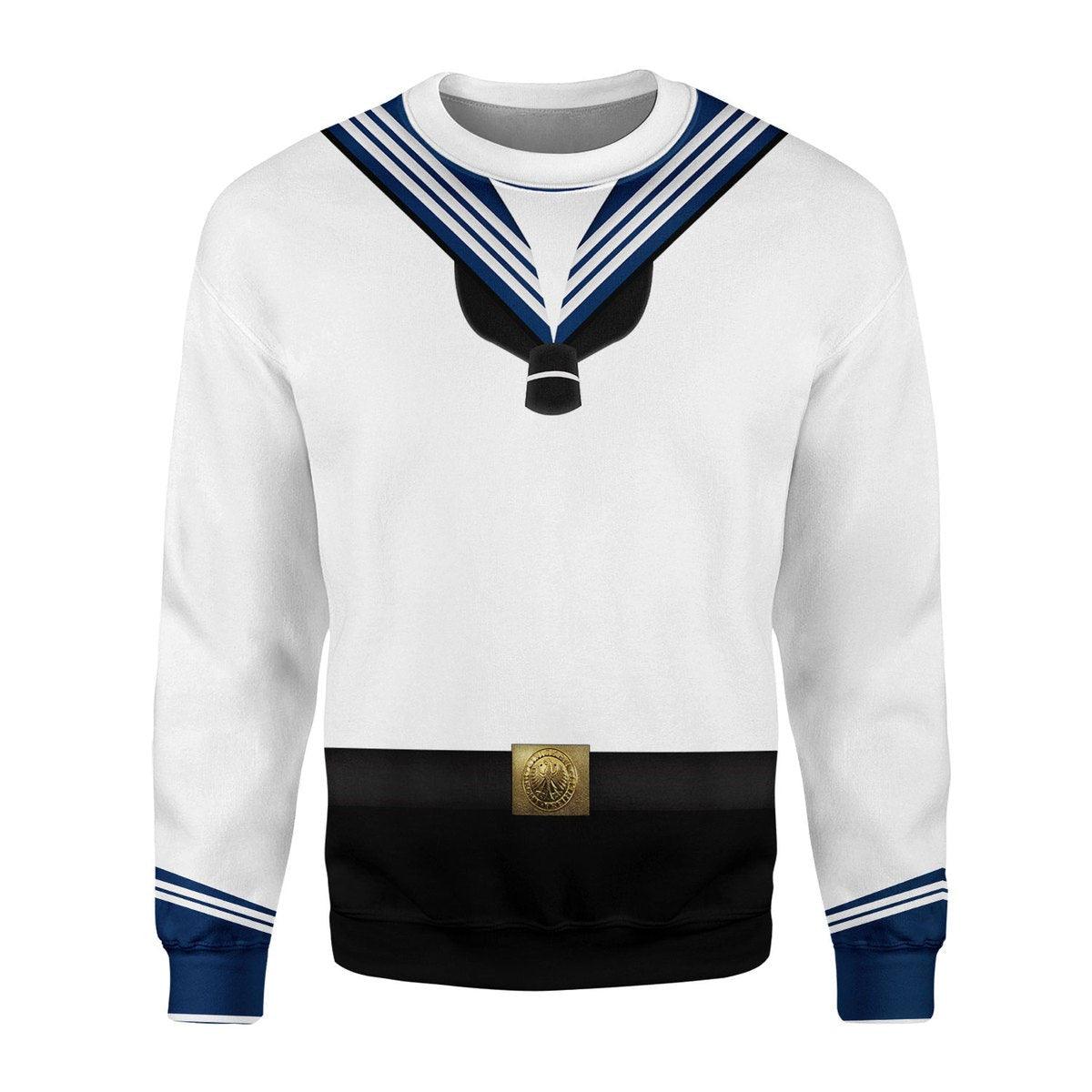 Wachbataillon Navy Uniform Costume Hoodie, Sweatshirt, T-Shirt, Tracksuit for Cosplay MNP029CS